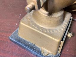 Antique Coffee Grinder Turned Into Lamp