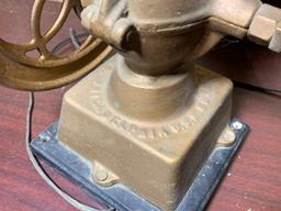Antique Coffee Grinder Turned Into Lamp