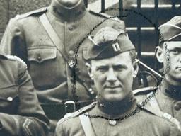 WWI U.S. Army 3rd Division Officer Group Photograph 11" x 14.75"