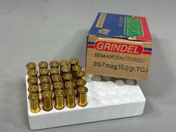 Three Boxes 357 Mag Pistol Ammunition