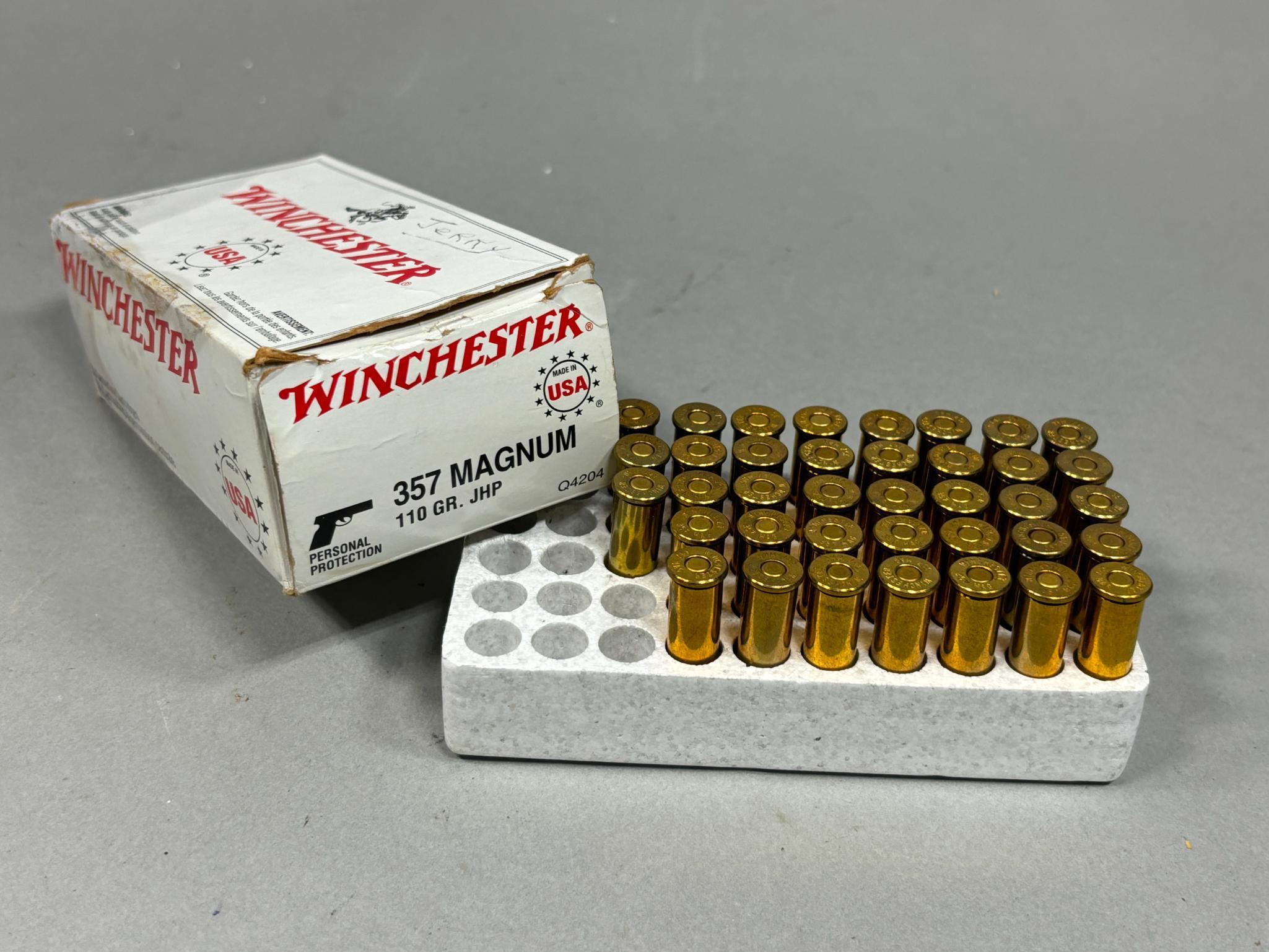 Three Boxes 357 Mag Pistol Ammunition