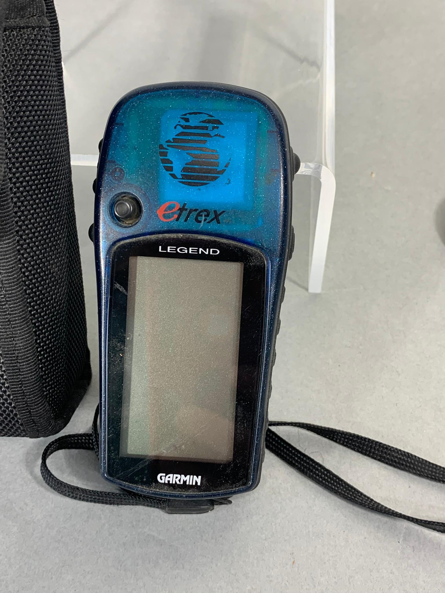 Garmin Legend GPS Plus Bushnell GForce 1300 Rangefinder for Shooting