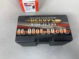 Four Full Boxes, One Opened 30 Cal Bullets for Reloading