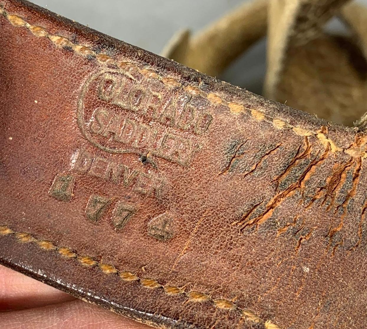 Group Lot Early Western Holsters Tooled Leather Some Signed