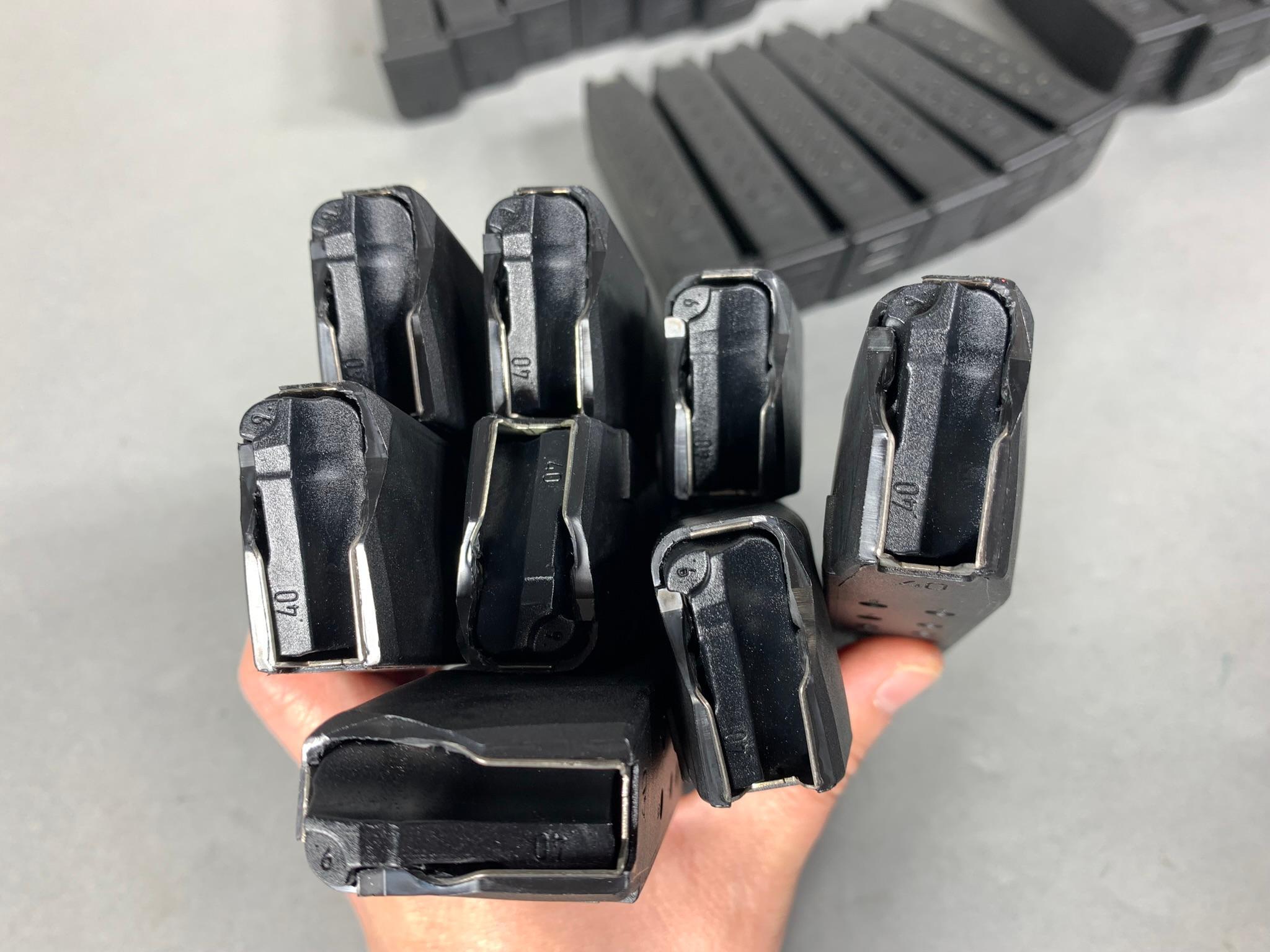 Large Lot 35 Total Glock Magazines 40 S&W & 9 mm