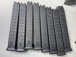 Large Lot 35 Total Glock Magazines 40 S&W & 9 mm