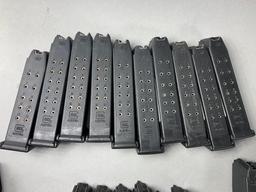 Large Lot 35 Total Glock Magazines 40 S&W & 9 mm