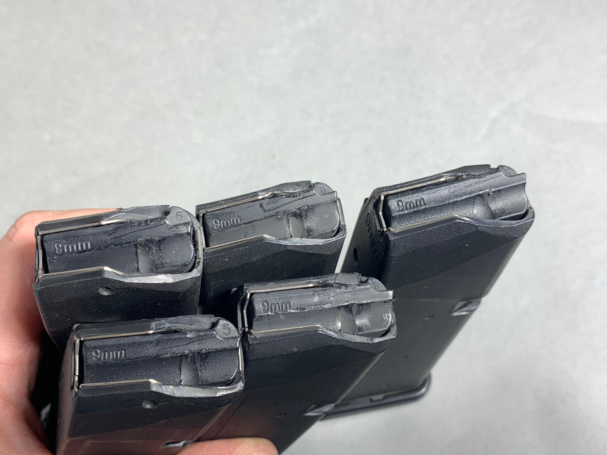 Group Lot of Pistol Magazines Mostly Glock 9mm