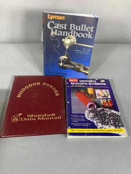 Three Vintage Books on Powder, Cast Bullet, Shotgun Shell Reloading