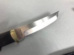 Group Lot of Assorted Vintage Knives Including Case