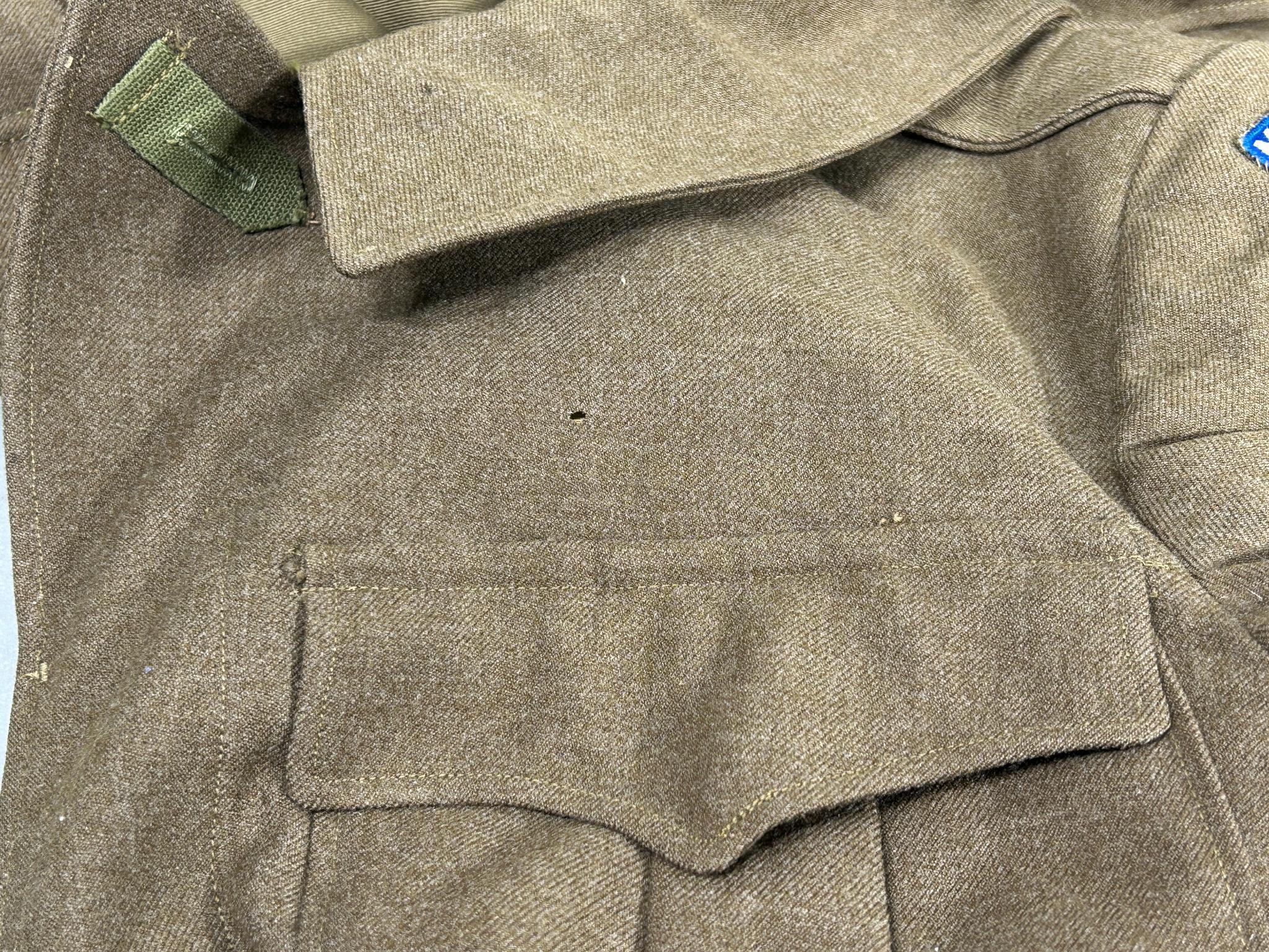 WWII Identified 10th Mountain Division "Ike" Jacket - Uniform Coat