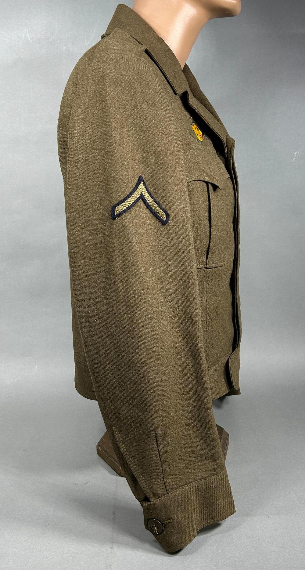 WWII Identified 10th Mountain Division "Ike" Jacket - Uniform Coat