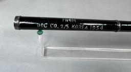 1954 USMC U.S. Marines Presentation Swagger Stick - Korea 1954