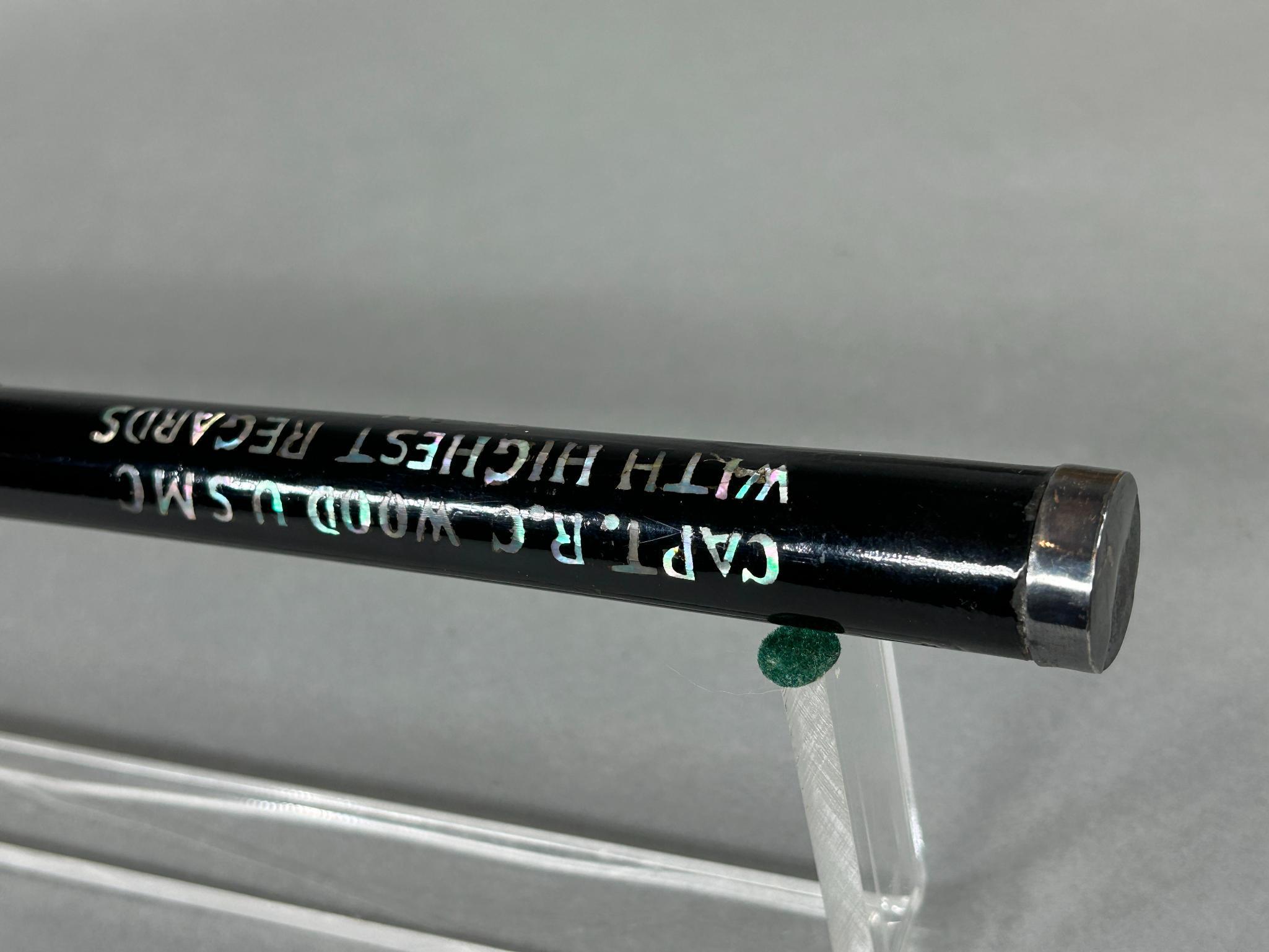 1954 USMC U.S. Marines Presentation Swagger Stick - Korea 1954