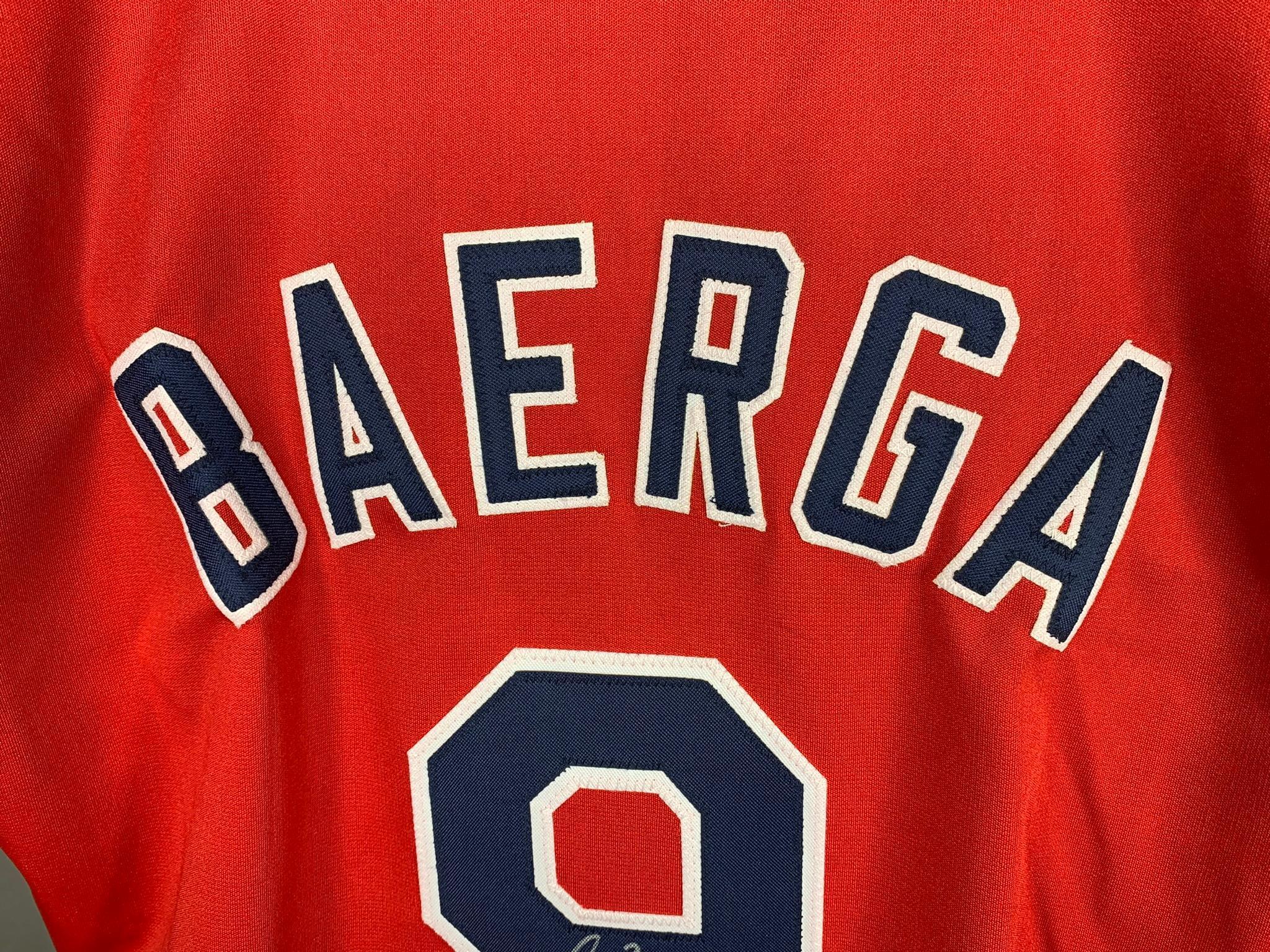 Carlos Baerga signed Cleveland Indians jersey, JSA