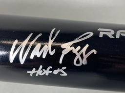 Wade Boggs signed Rawlings bat, Schwartz cert