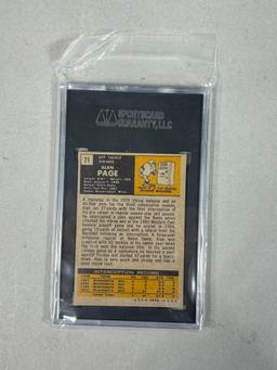 Group of 39 1971 Topps Football Cards Featuring Graded Alan Page