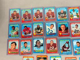 Group of 39 1971 Topps Football Cards Featuring Graded Alan Page