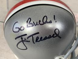 Jim Tressel Autographed Mini Helmet