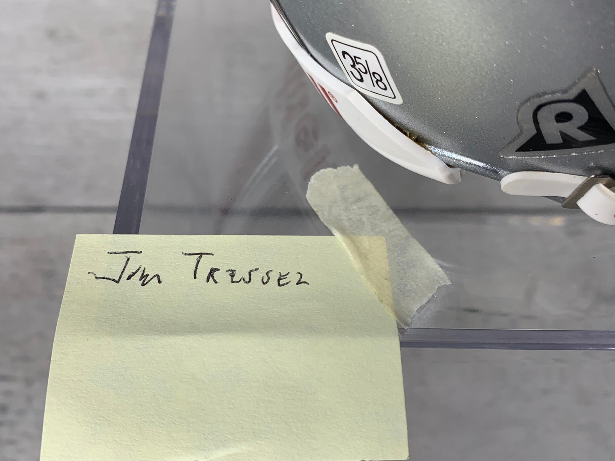 Jim Tressel Autographed Mini Helmet