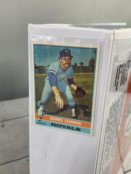 Binder of 1976 Topps Baseball Cards Complete Set