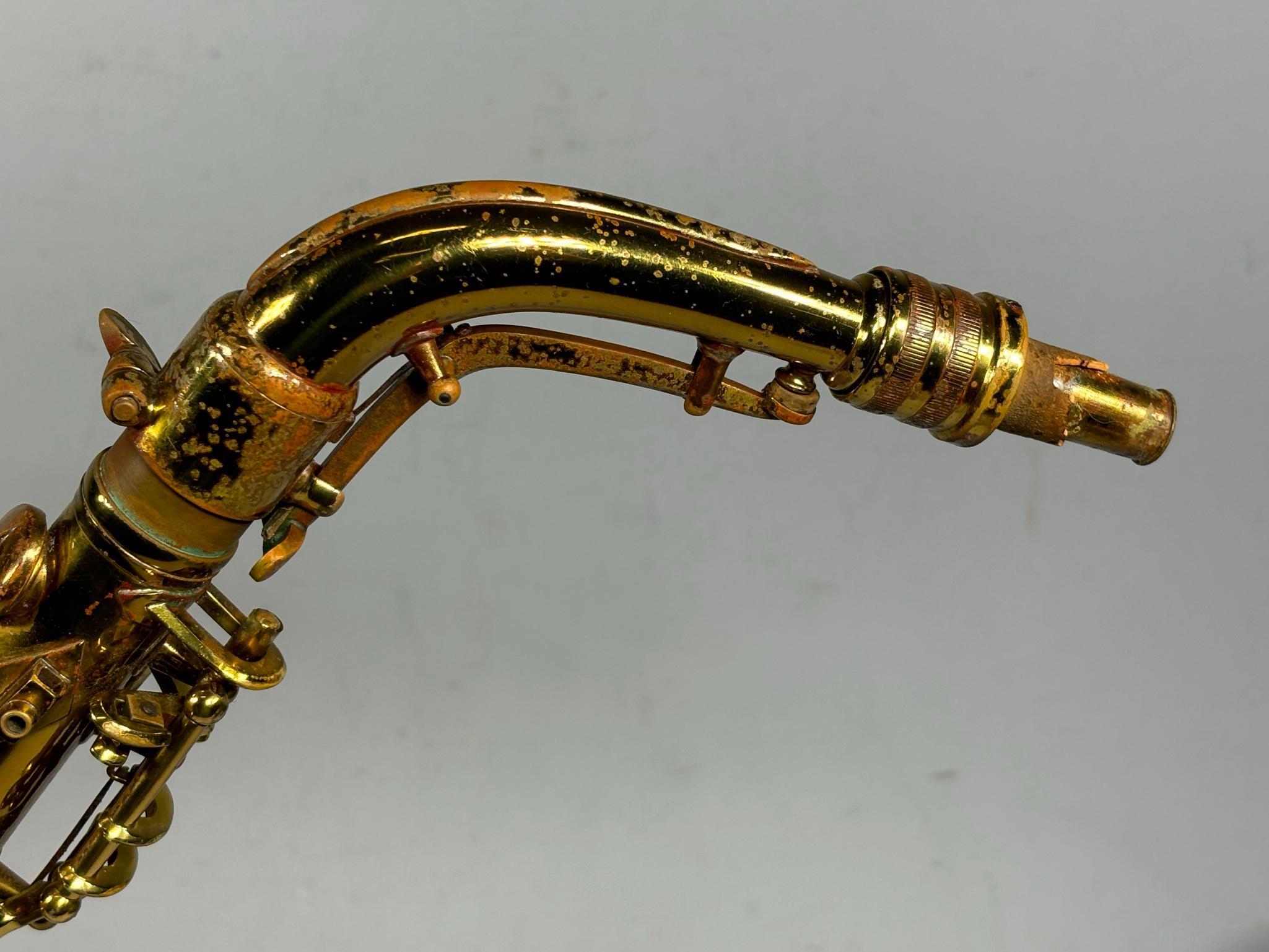 Vintage Conn Alto Saxophone in Case 1914 Patent Date