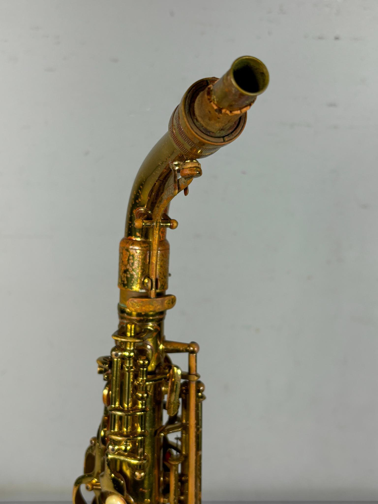 Vintage Conn Alto Saxophone in Case 1914 Patent Date