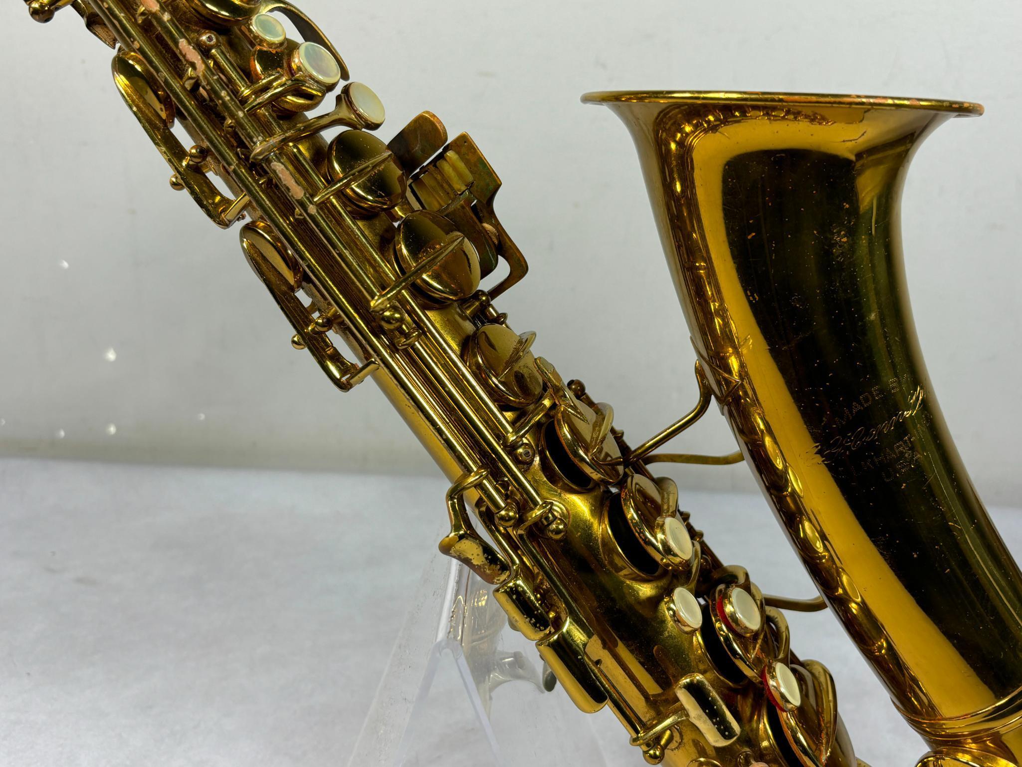 Vintage Conn Alto Saxophone in Case 1914 Patent Date