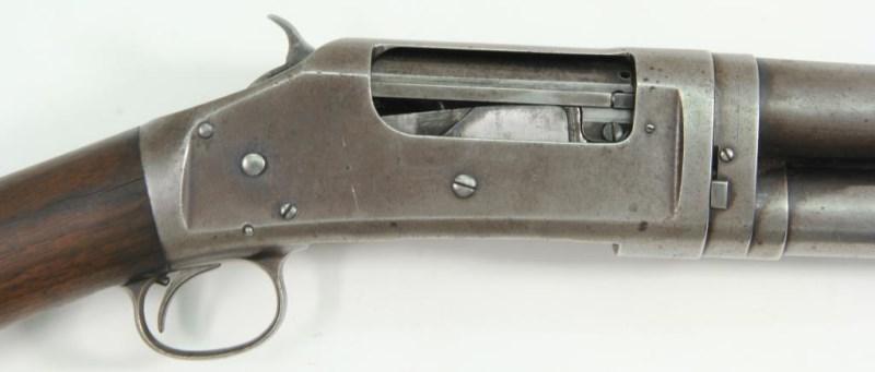Winchester, Model 1897, 12 ga, s/n 228664, shotgun, brl length 25.5", slide action