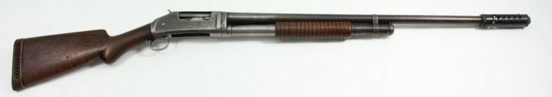 Winchester, Model 1897, 12 ga, s/n 228664, shotgun, brl length 25.5", slide action