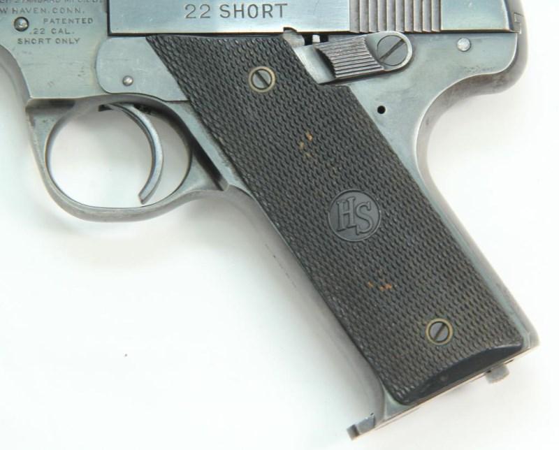High Standard, Model C, .22 short, s/n 81850, pistol, brl length 6.75", semi auto