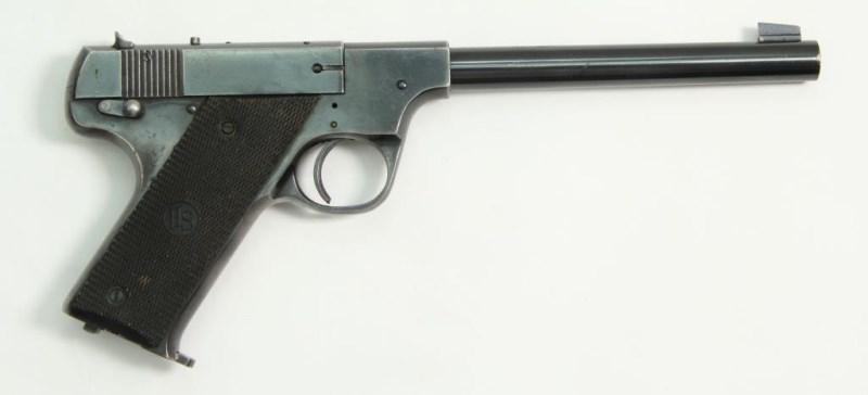 High Standard, Model C, .22 short, s/n 81850, pistol, brl length 6.75", semi auto
