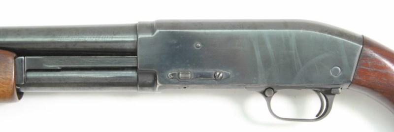 J.C. Higgins, Model 20, 12 ga, s/n NSN, shotgun, brl length 28", slide action