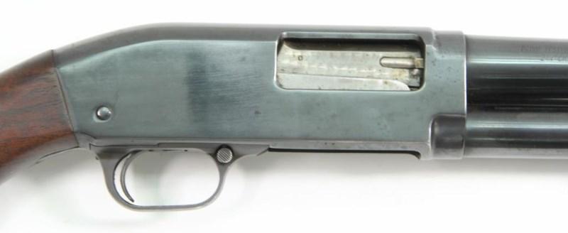 J.C. Higgins, Model 20, 12 ga, s/n NSN, shotgun, brl length 28", slide action