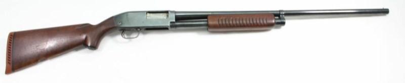 J.C. Higgins, Model 20, 12 ga, s/n NSN, shotgun, brl length 28", slide action