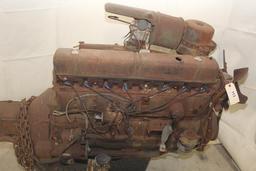 Buick straight 8 engine with trans, #50895237