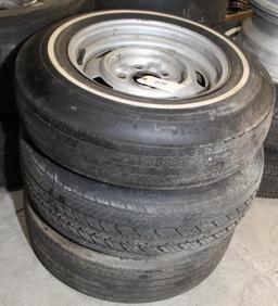 (3) 14" Chev and 1 Rally wheels