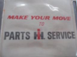 OLD PLASTIC POCKET PROTECTOR FROM "INTERNATIONAL HARVESTER" PARTS SERVICE