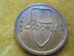 1933 FORD TOKEN--"30 YEARS OF PROGRESS" WORLDS FAIR RELATED