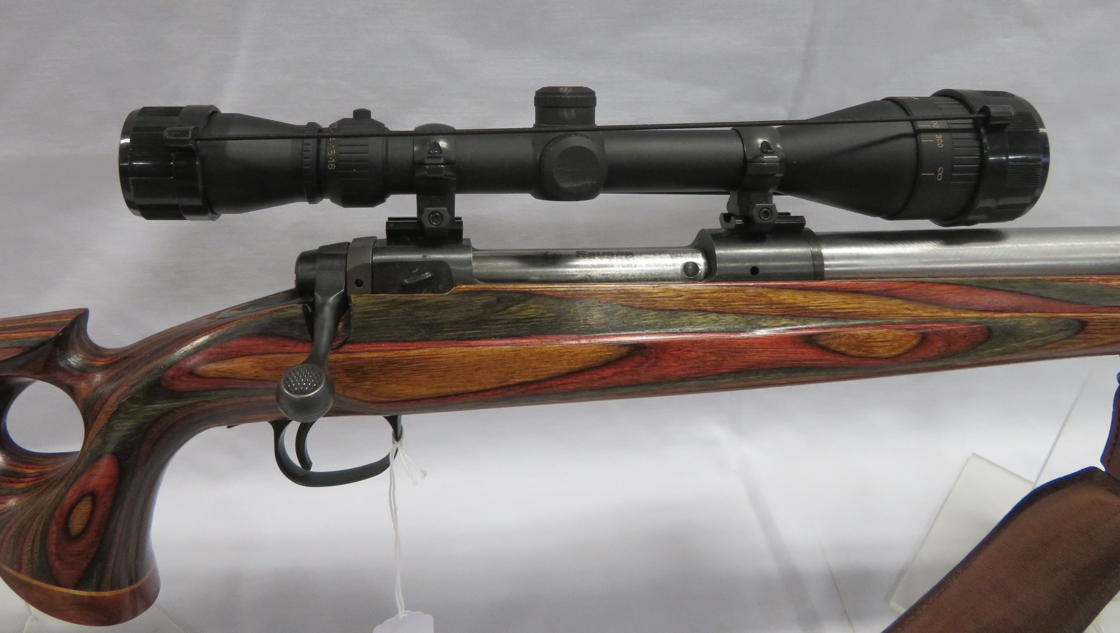 Savage Bolt Action 300 Win Mag Target Bull Fluted Barrel