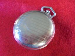 OLD 15 JEWEL ELGIN NATIONAL POCKET WATCH-RUNS