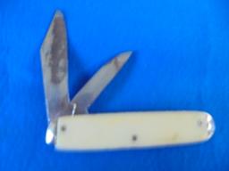 OLD "JOHN WAYNE" TWO BLADE POCKET KNIFE-SOME GRAPHICS