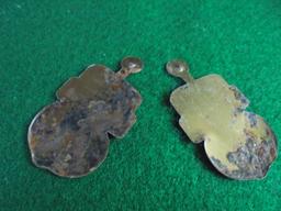 2 OLD BADGES W/ADVERTISING FROM BUTTERNUT BREAD AND TV & RADIO SHOW "CISCO KID"