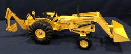 ALLIS-CHALMERS D-19 TRACTOR WITH BACKHOE AND LOADER - 1/16 SCALE