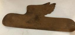 DEKALB FLYING EAR MASONITE SIGN