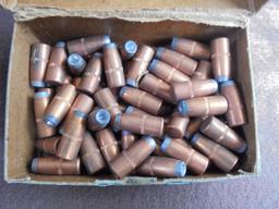 OLD BOX OF "SIERRA RIFLE BULLETS" FOR RELOADING--.30 CAL