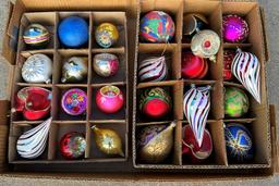 Fancy Vintage Christmas Bulb Ornaments