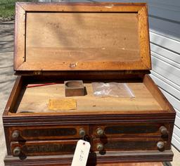 J.P. COATS SPOOL CABINET