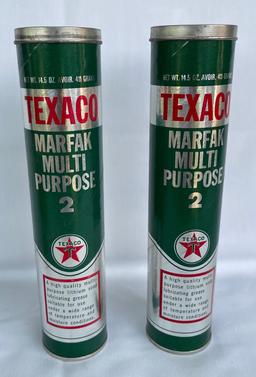 (2) TEXACO GREASE TUBES - NEW OLD STOCK