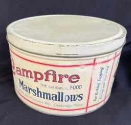 CAMPFIRE MARSHMALLOWS - ADVERTISING TIN